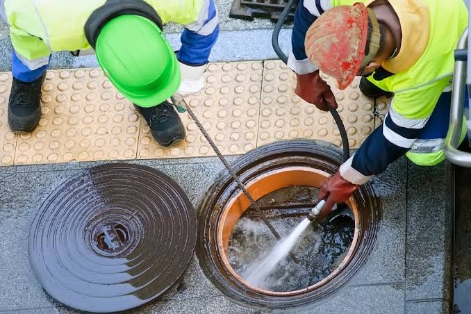 water line leak