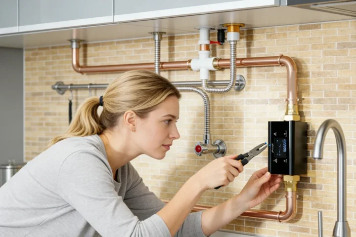 Automatic shut-off to conserve water